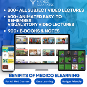 All-In-One Medical Bundle (900+ E-Books, 800+ Video Lectures, 600+ Animated Story Video Lectures, All Subject Notes) (English Version)